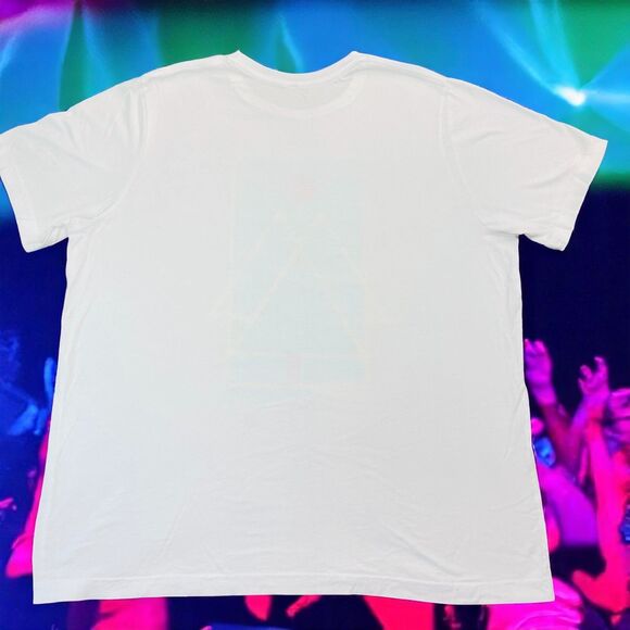 Fitz And The Tantrums Band Tour Concert Tee Mens Size XL - White & Neon T-Shirt - Picture 2 of 7
